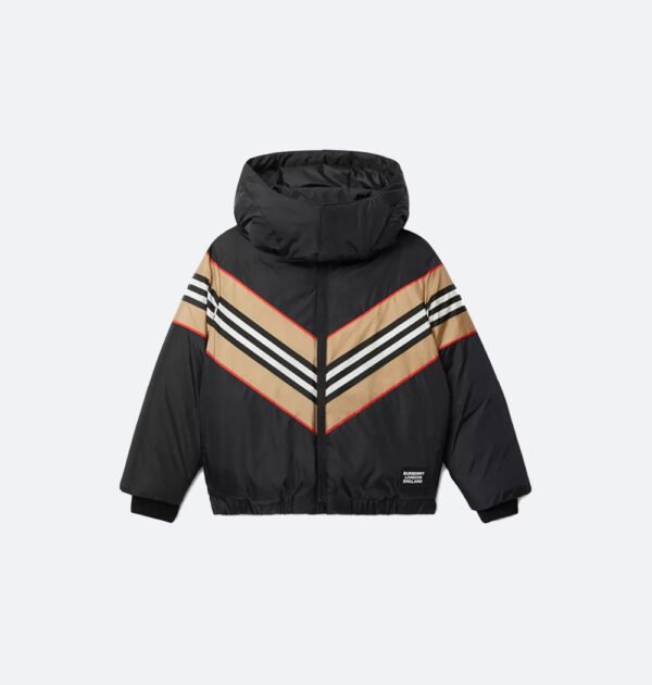 Stripe Panel Down-filled