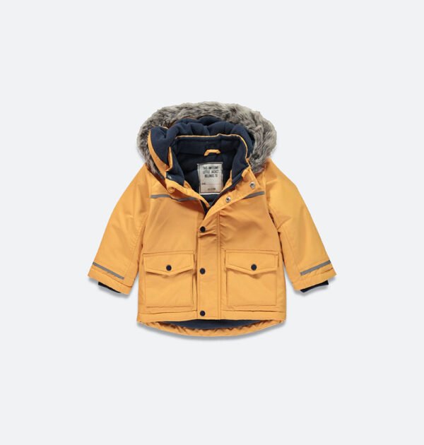 Boys Yellow Hooded