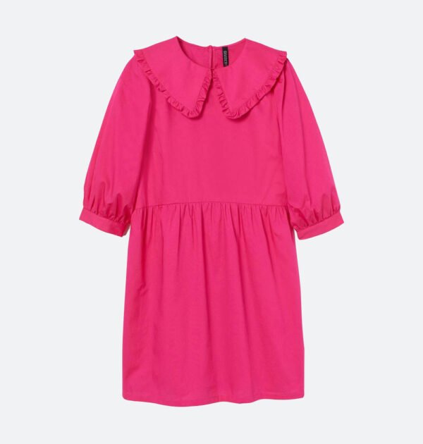 Collared Poplin Dress